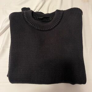 Jenny Kayne black cotton oversized sweater